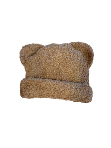 Fluffy teddy Peach Bear Hat