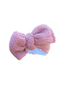 Fluffy pink Peach Tree Bow