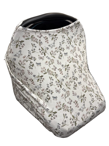 Frosted Floral Carseat cover