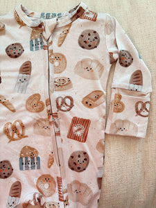 FRESH OUT OF THE OVEN- Zippered Romper
