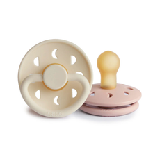 Load image into Gallery viewer, FRIGG Moon Natural Rubber Pacifier 2-Pack (pre-order)