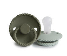 Load image into Gallery viewer, FRIGG Rope Silicone Pacifier 2-Pack (pre-order)