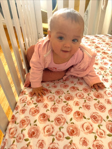 Sweet Cheeks Fitted Crib Sheet