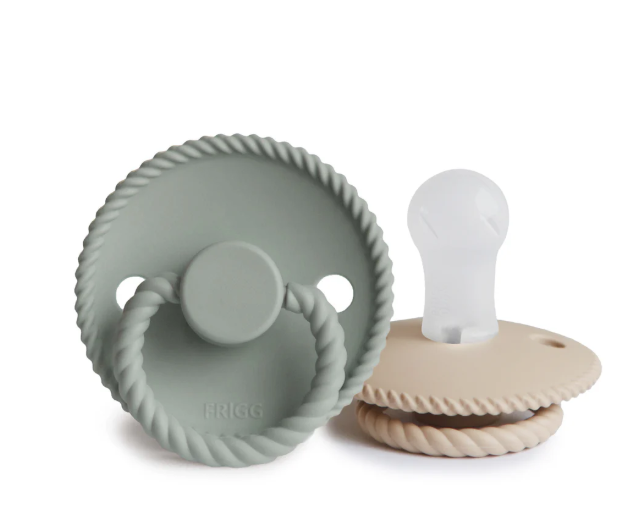 FRIGG Rope Silicone Pacifier 2-Pack (pre-order)
