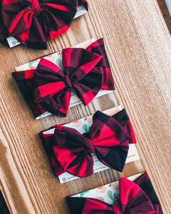 Buffalo Plaid  Bow