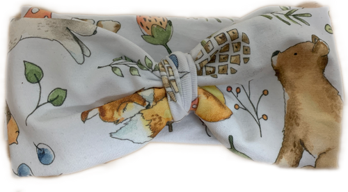 Woodland Friends Peach Tree Bow