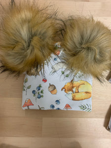 Woodland Friends Peach Pom